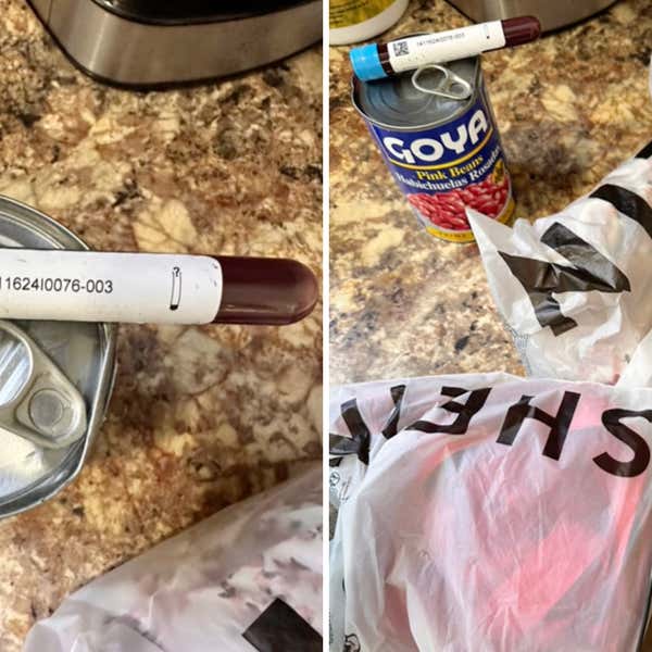 Shein Customer Says She Was Sent a Vial of Human Blood and a Can of Beans in Viral TikTok