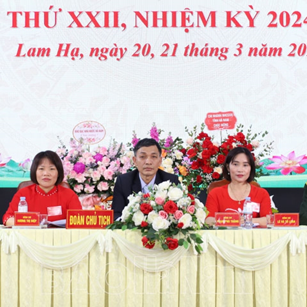 Đại hội đại biểu MTTQ phường Lam Hạ lần thứ XXII, nhiệm kỳ 2024 - 2029