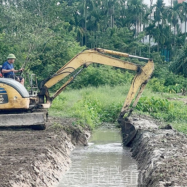 Kim Bảng chủ động ứng phó với úng, ngập trong mùa mưa, bão, lũ