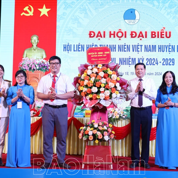 Đại hội đại biểu Hội LHTN huyện Bình Lục lần thứ VI, nhiệm kỳ 2024 – 2029