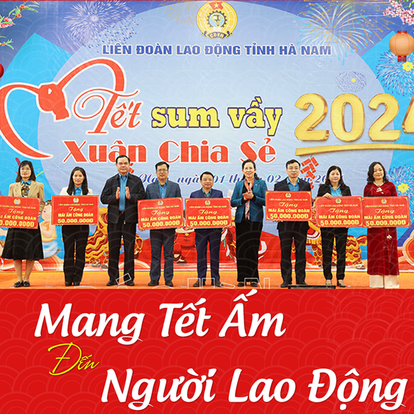 Mang Tết ấm đến người lao động