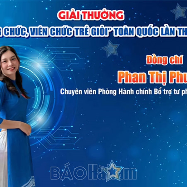 Một cán bộ tư pháp Hà Nam được vinh danh “Cán bộ, công chức, viên chức trẻ giỏi” toàn quốc