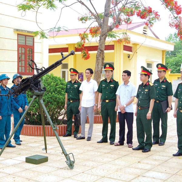 Lý Nhân tích cực chuẩn bị diễn tập khu vực phòng thủ huyện