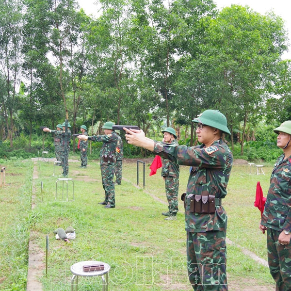 Bộ CHQS tỉnh khai mạc hội thi chỉ huy trưởng, chính trị viên Ban CHQS huyện, thị xã, thành phố