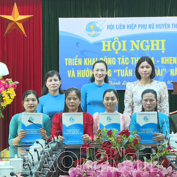 Hội LHPN huyện Thanh Liêm triển khai công tác thi đua khen thưởng và hưởng ứng "Tuần lễ áo dài" năm 2024