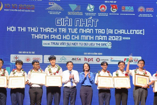 Trao 24 giải thưởng tại cuộc thi thử thách trí tuệ nhân tạo năm 2023