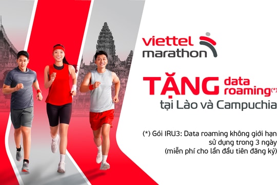 Viettel tặng data roaming cho vận động viên tham gia giải chạy Viettel Marathon 2024