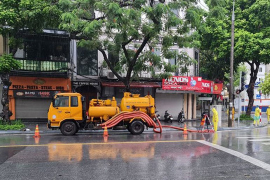 Hà Nội: Sẵn sàng chống úng ngập khu vực nội thành trong mùa mưa