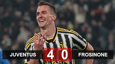 Milik lập hat-trick, Juventus vào bán kết Coppa Italia