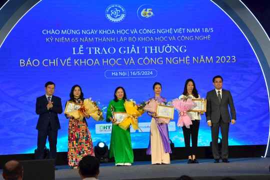 Giải báo chí khoa học và công nghệ 2023 phản ánh đậm nét các vấn đề thời sự ngành