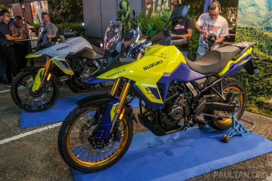 Triệu hồi Suzuki V-Strom 800 DE do lốp sau có thể bị nứt