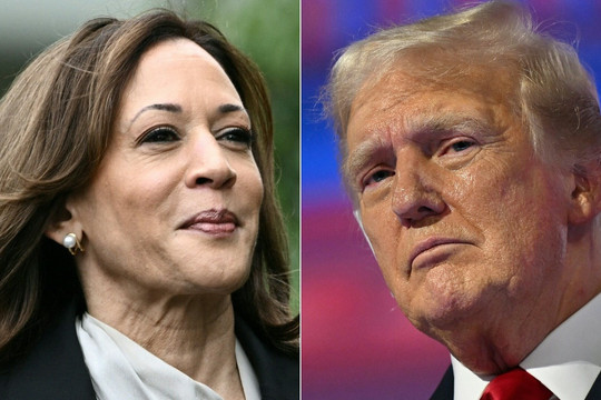 Ông Trump, bà Harris cạnh tranh sít sao ở các bang chiến trường