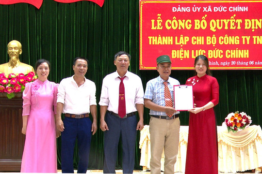 Cẩm Giàng phát triển thêm 3 chi bộ Đảng trong doanh nghiệp tư nhân