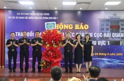 Zone 1st Hai Phong Seaport Customs Branch moves to new office