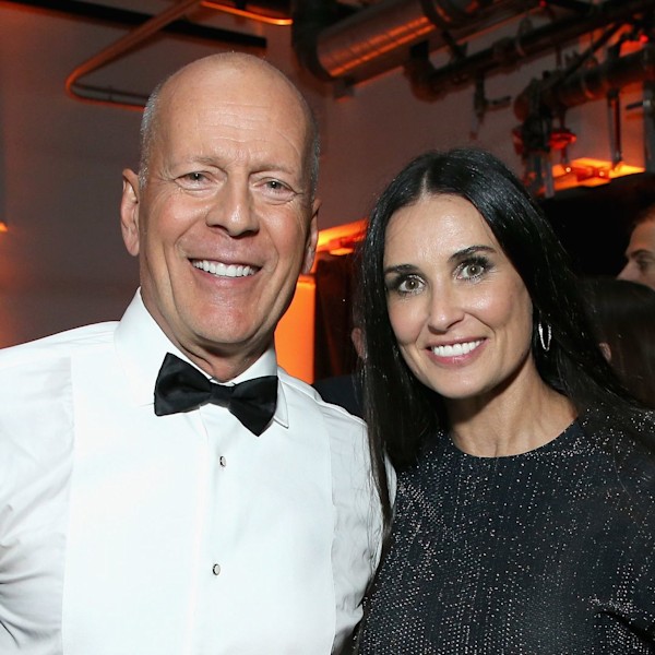 Bruce Willis clutches onto ex wife Demi Moore in new rare pic in birthday tribute shared by actress