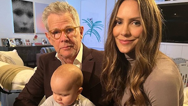 Katharine McPhee, 39, and David Foster's, 74, son Rennie, three, makes adorable drumming debut