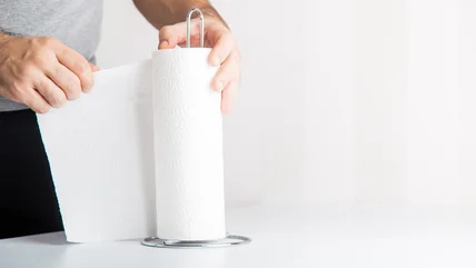 Turn Dollar Tree Paper Towel Holders Into A Stunning Countertop Display Tray