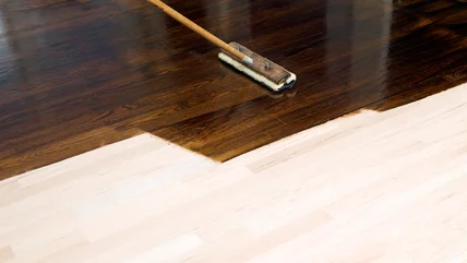 Darken Wood Floors With Two Simple Products You Already Have