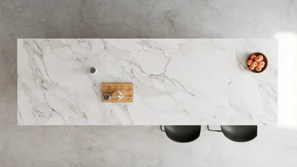 Get The Look Of Marble Countertops On A Budget With TikTok's Dollar Tree DIY