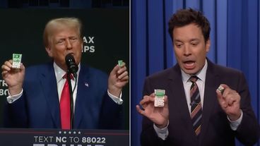 Jimmy Fallon đã tạo ra một trò đùa của Timpy kỳ dị nhỏ xíu Tic Tac Rotine