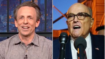 Giuliani ra tòa với chiếc thắt lưng được cởi bỏ, bị Seth Meyers cởi quần áo