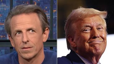 ‘ Thợ bẫy giả mạo: Seth Meyers quay cuồng về vẻ bề ngoài của ông Thump