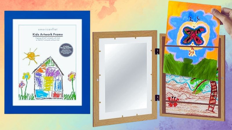 This Genius Amazon Find Will Make Storing Kids' Artwork So Much Easier