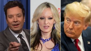 Ngày xét xử khơi dậy cuộc trao đổi 'nhỏ' Trump-Storm Daniels trong tâm trí Jimmy Fallon