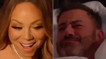 Mariah Carey đánh thức Jimmy Kimmel trên giường không chỉ bằng chuyện chăn gối