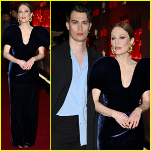 Nicholas Galitzine & Julianne Moore Rule the Red Carpet at 'Mary & George' Premiere