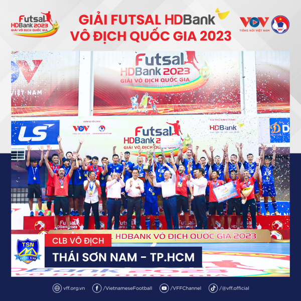 Thai Son Nam win HDBank National Futsal 2023