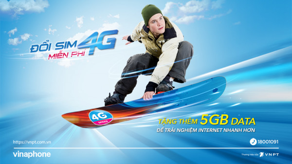 Khách hàng nhận nhiều ưu đãi khi đổi sim 4G