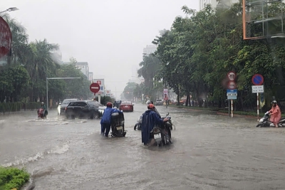 Nghệ An: cảnh báo ngập lụt ở miền xuôi, sạt lở ở miền núi