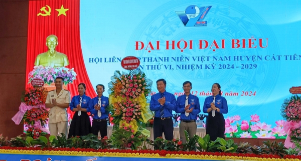 Đại hội đại biểu Hội LHTN Việt Nam huyện Cát Tiên lần thứ VI