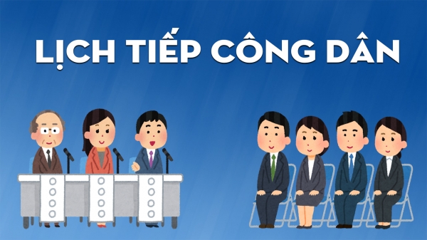 Mời tiếp công dân định kỳ tháng 9/2024