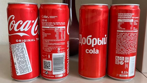 Thương hiệu Dobry vượt Coca-Cola về thị phần bán hàng ở Nga