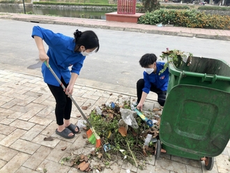 Bảo Yên: Ra quân ngày cao điểm chiến sĩ tình nguyện xây dựng đô thị