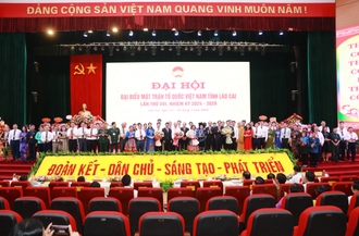 Đại hội đại biểu MTTQ Việt Nam tỉnh Lào Cai lần thứ XVI thành công tốt đẹp