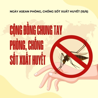 Ngày ASEAN phòng, chống sốt xuất huyết (15/6): Cộng đồng chung tay phòng, chống sốt xuất huyết