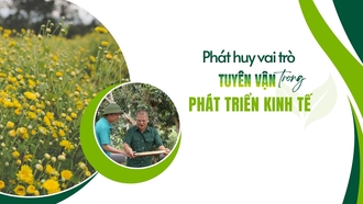 Phát huy vai trò tuyên vận trong phát triển kinh tế