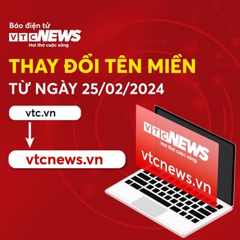 Báo điện tử VTC News đổi tên miền vtc.vn sang vtcnews.vn