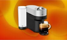 Start your mornings off right with a Nespresso Vertuo Pop+ Deluxe coffee and espresso machine for 20% off