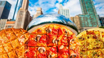 Tại sao Chicago ( Khác) Khu vực Pizza được gọi là "Taverrn-Strile '