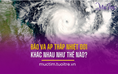 Bão và áp thấp nhiệt đới khác nhau như thế nào?