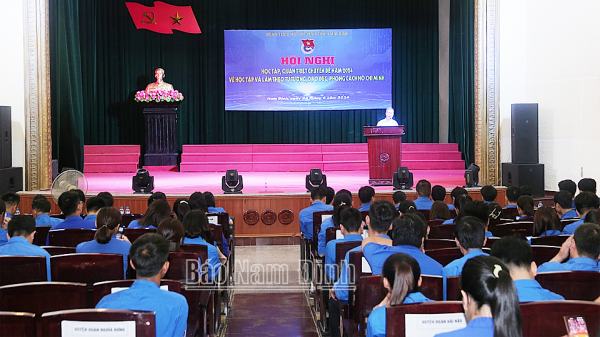 Tỉnh Đoàn học tập, quán triệt chuyên đề về học tập và làm theo tư tưởng, đạo đức, phong cách Hồ Chí Minh năm 2024