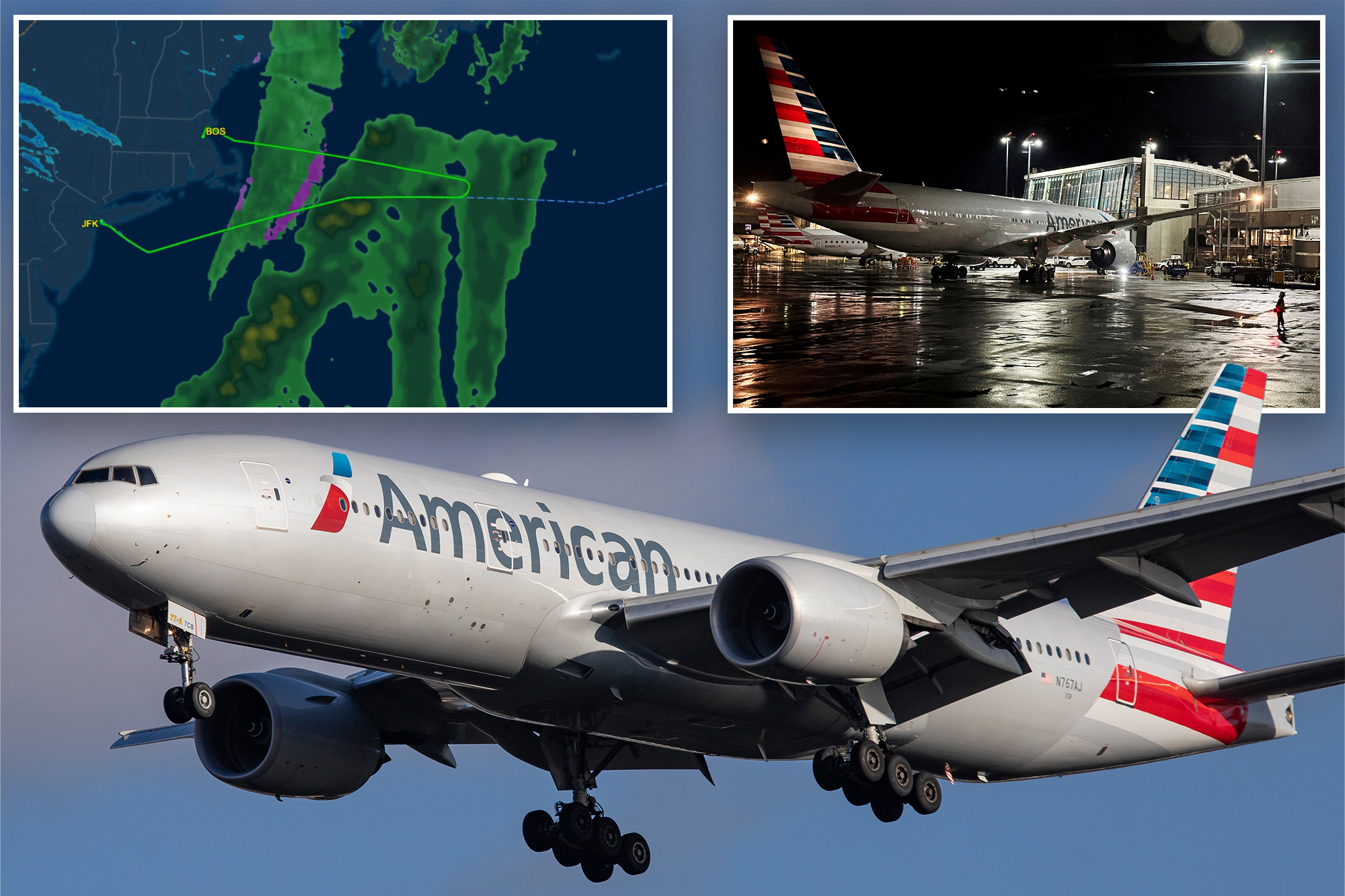 American Airlines JFK flight to Spain diverted due to cracked windshield