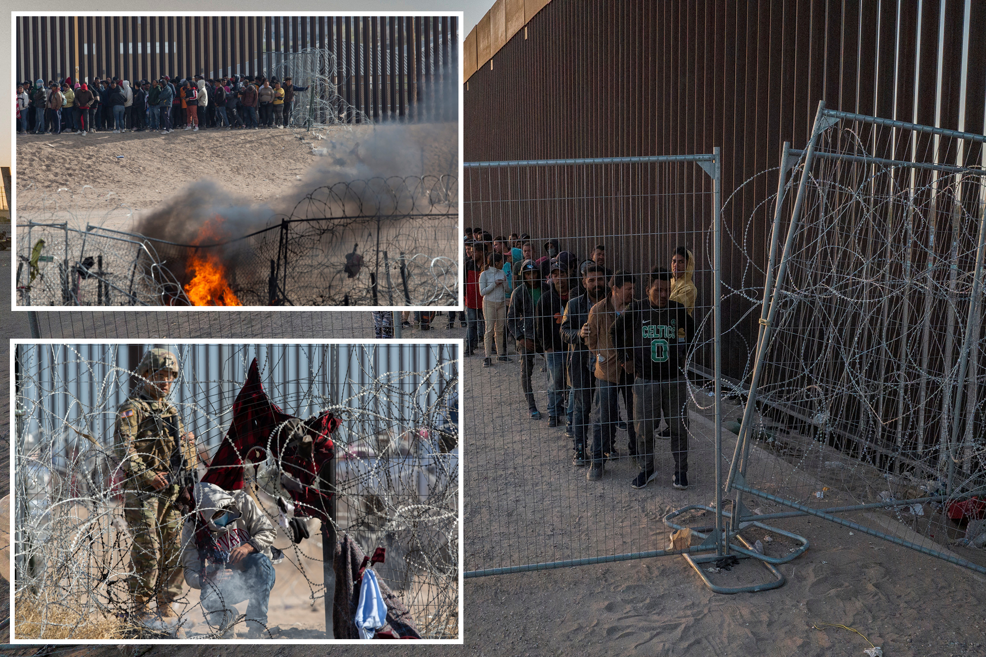 Migrants arrested in southern border 'riot' released by El Paso judge on Easter: report