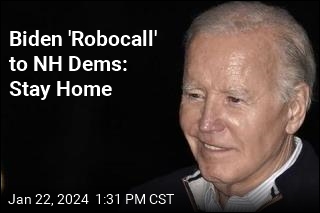 Biden 'Robocall' tới NH Dems: Ở nhà