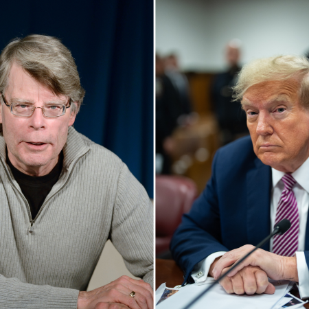 Stephen King phản ứng với Tòa án Donald Thump