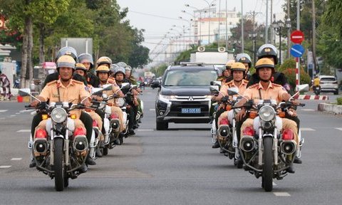 Kiên Giang: Ra quân cao điểm đảm bảo ANTT Tết Nguyên đán 2024